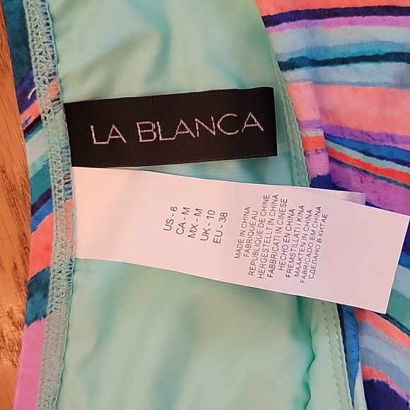 NWT La Blanca Bikini Bottom Size 6 - Picture 3 of 3